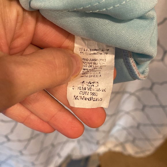 PinkBlush Light Blue Rose Floral Fitted
Maternity Dress Size Medium - Picture 8 of 8